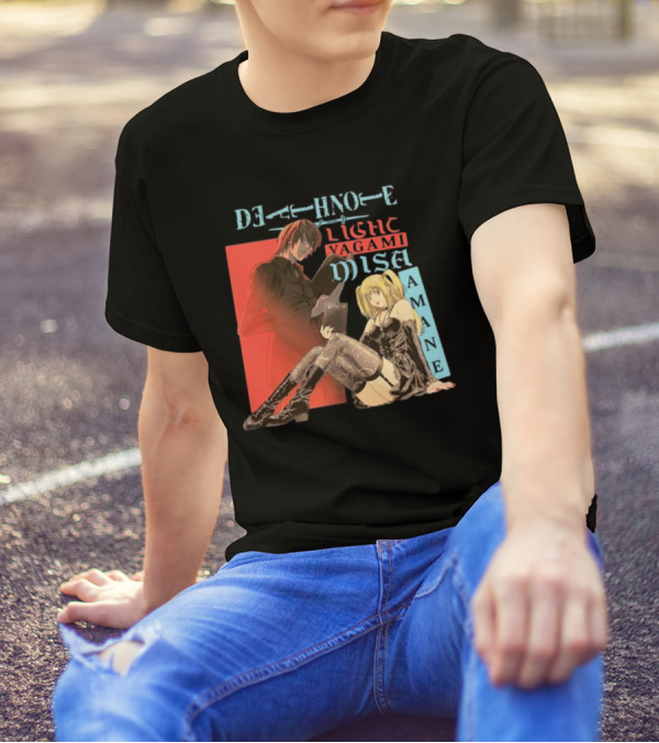 Death Note Light Yagami Misa Amane T-Shirt