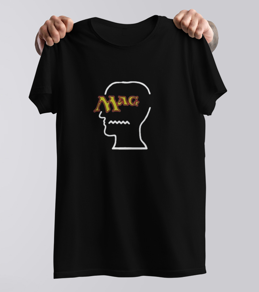 Brain Dead X Magic The Gathering Head Silhouette Mag T-Shirt