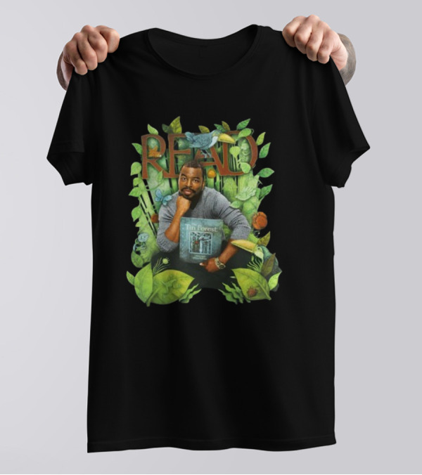 READ The Tin Forest Book Cover With Nature T-Shirt