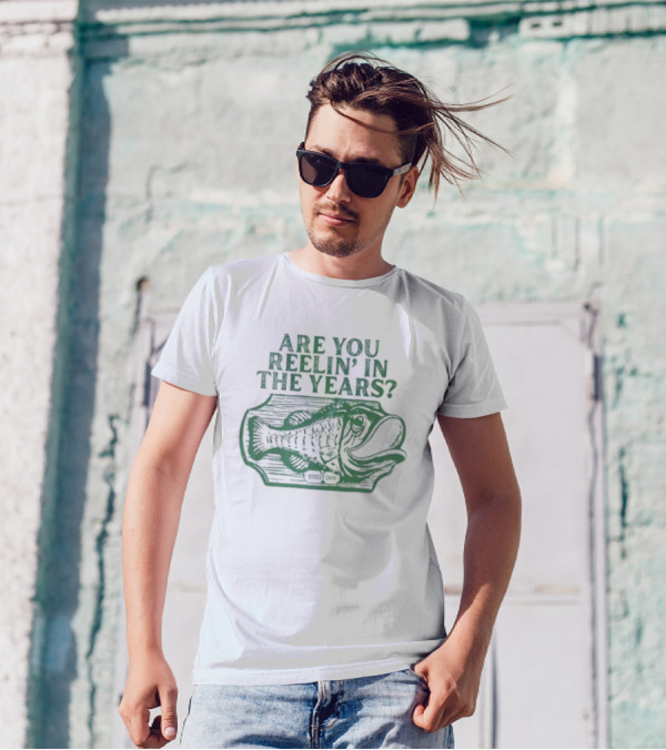 Stereospectralprints Steely Dan Are You Reelin' In The Years Fish T-Shirt