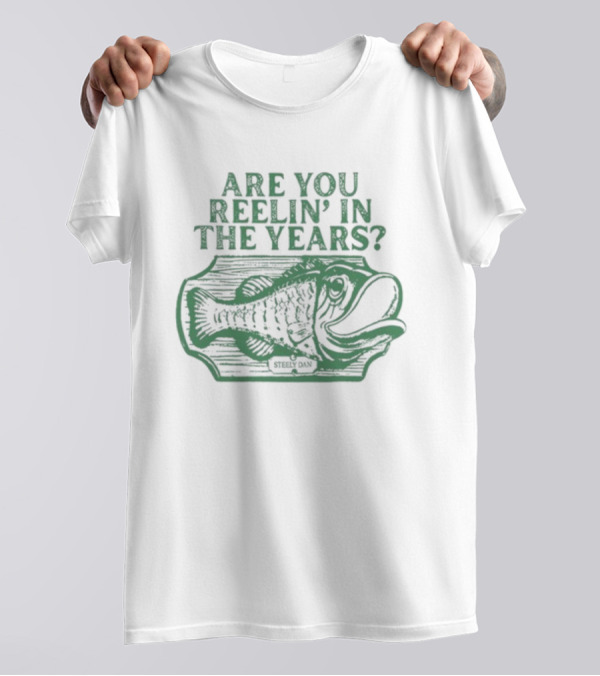 Stereospectralprints Steely Dan Are You Reelin' In The Years Fish T-Shirt