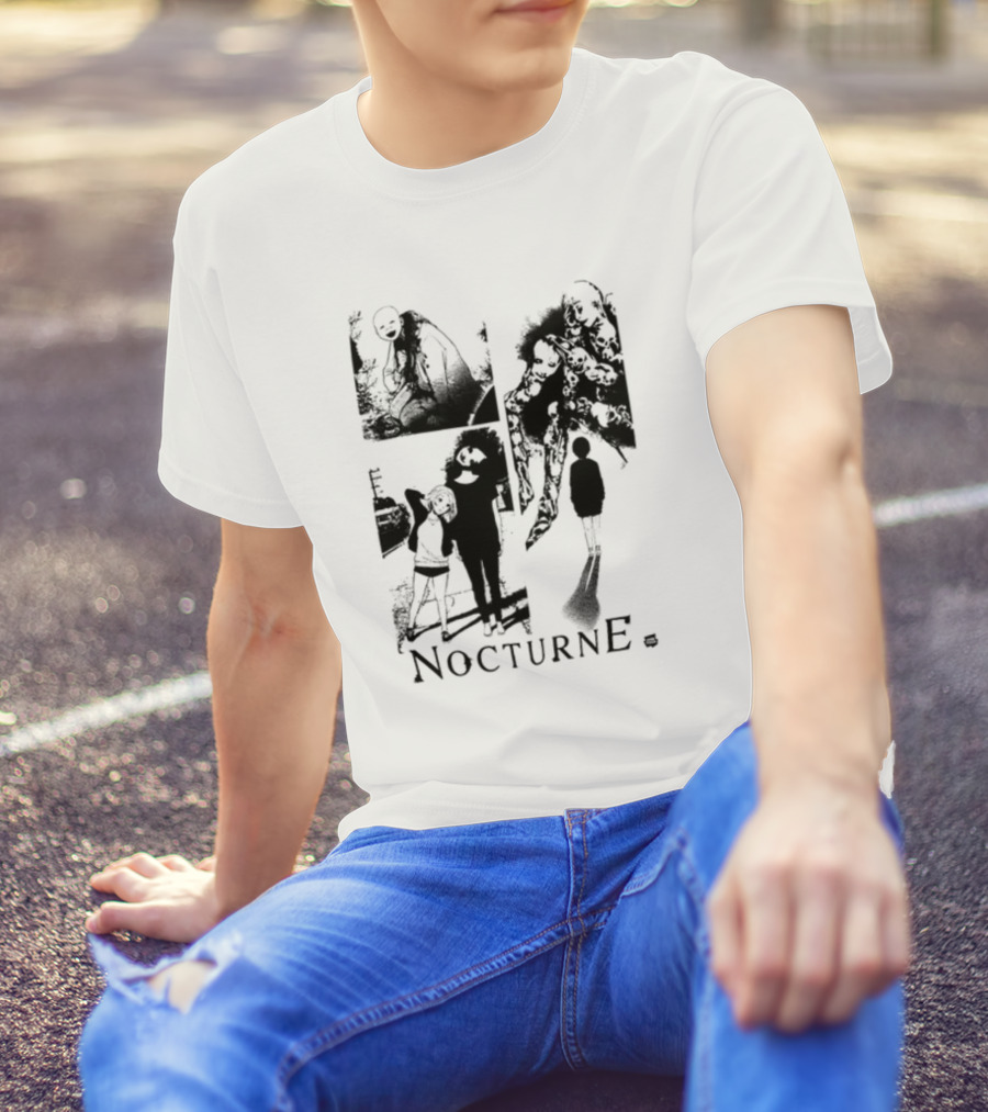 Nocturne Fyyaa123 Mysterious Panels Horror Figures T-Shirt