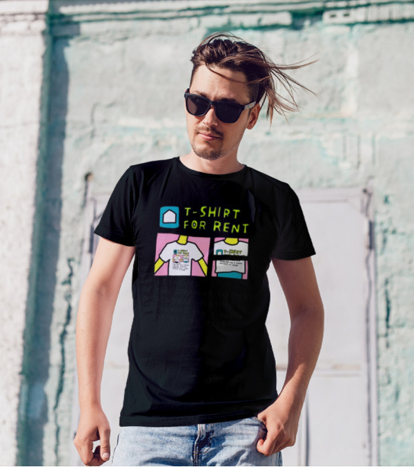 T-Shirt For Rent Detached Two Spacious Sleeves Central Heating Parking For 1 Torso Access To Rear T-Shirt