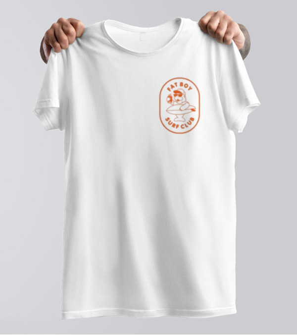 Fat Boy Surf Club Retro Hose Water Oval T-Shirt