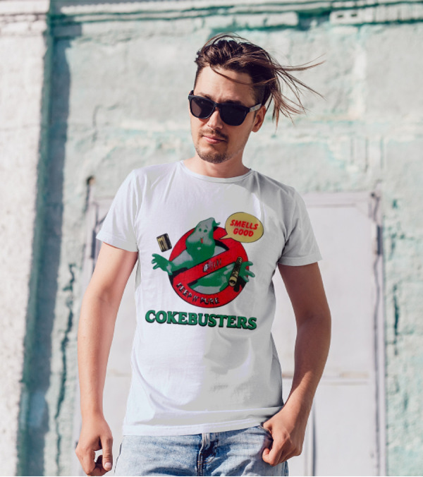 Homewardboundstore Cokebusters Keep'n Pure Smells Good Ghostbusters T-Shirt