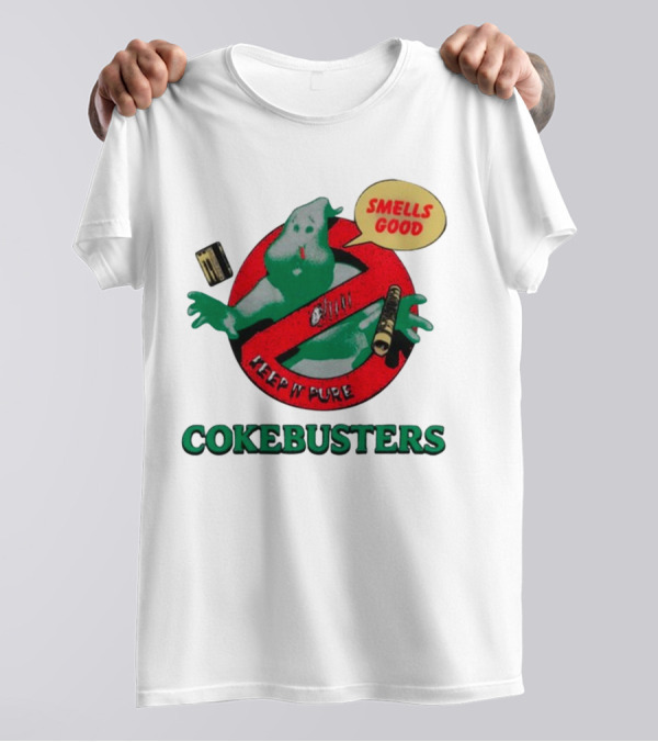 Homewardboundstore Cokebusters Keep'n Pure Smells Good Ghostbusters T-Shirt