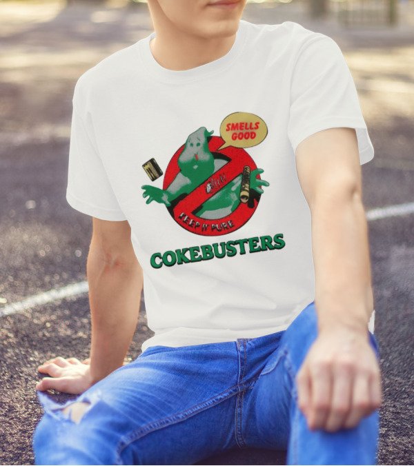 Homewardboundstore Cokebusters Keep'n Pure Smells Good Ghostbusters T-Shirt