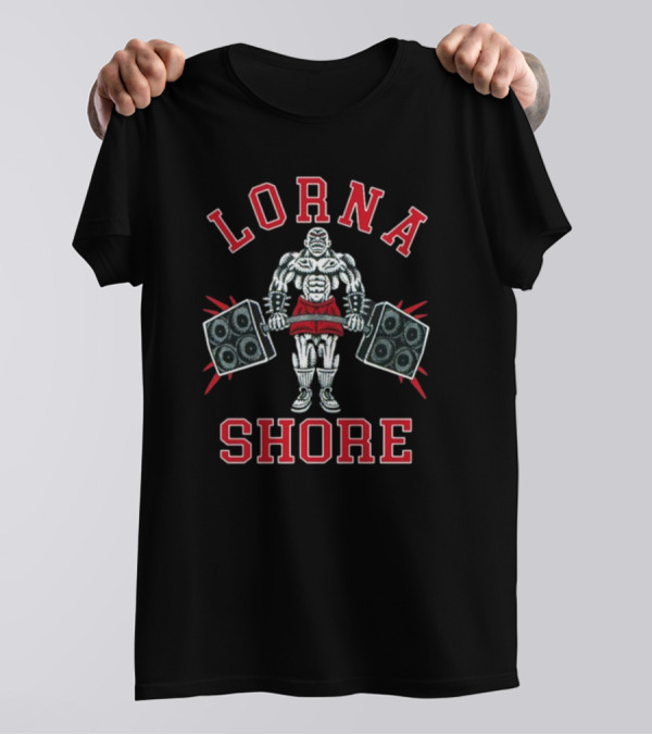 Lorna Shore Bodybuilder Speaker Weights Fitness Strength T-Shirt