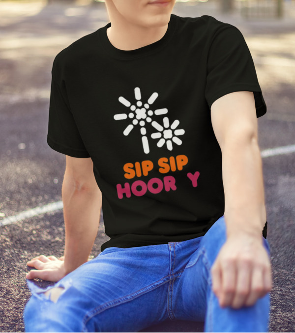 NeoooBs Sip Sip Hooray Y Dunkin' T-Shirt