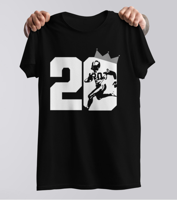 Eminem Barry Sanders 20 King Football Legend T-Shirt