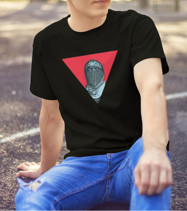 Sprinter99800 Symbol Of Pride And Resistance Red Triangle Masked Figure T-Shirt