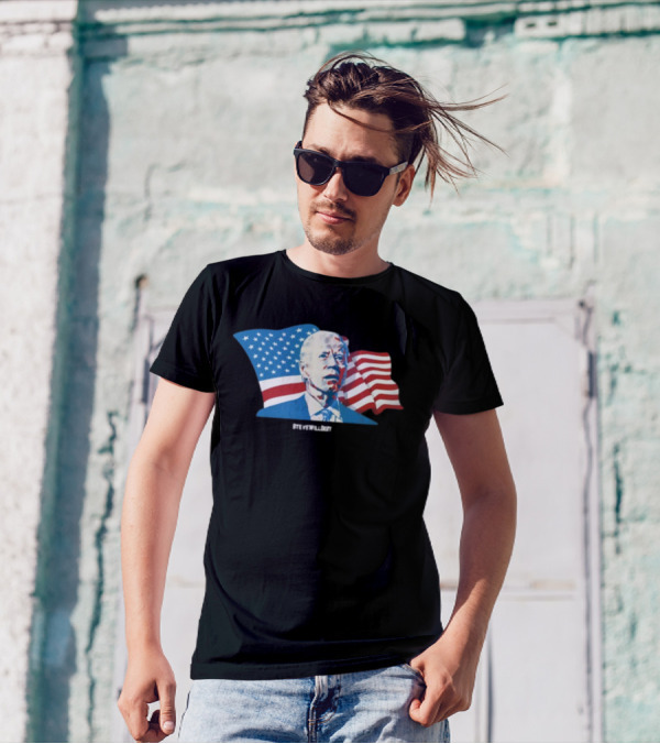 Stevewilldoit Biden Steve Will Do It American Flag T-Shirt