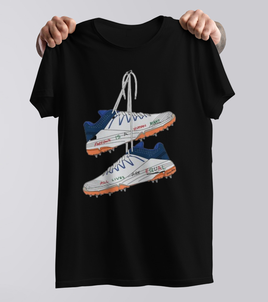 Freedom Is A Human Right All Lives Are Equal Cleats T-Shirt