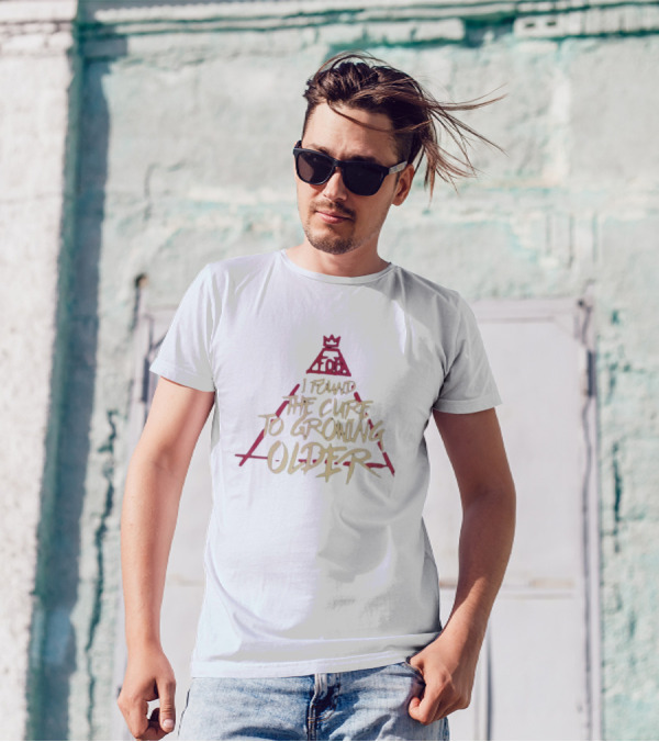 FOB I Found The Cure To Growing Older Crown Pyramid T-Shirt