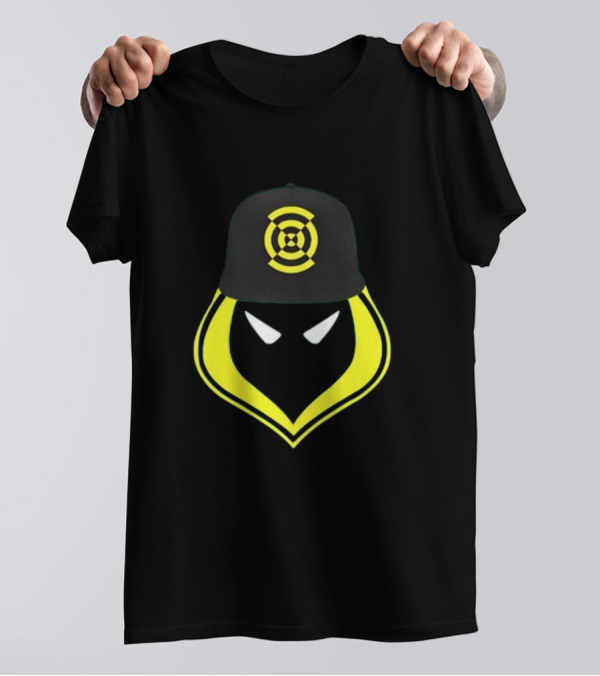 Lag-Liners Stealth Emblem With Black Cap And Yellow T-Shirt