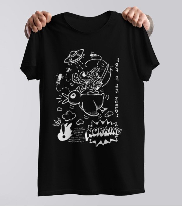 NORAINU Out Of This World UFO Adventure T-Shirt