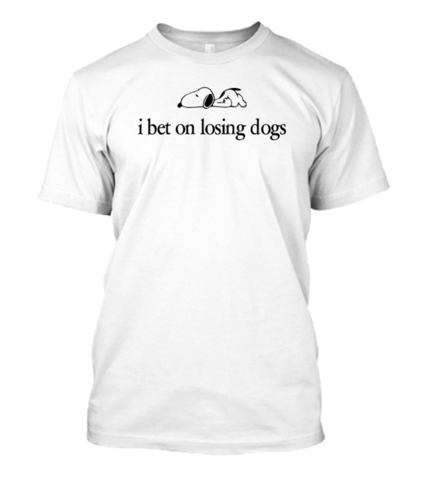 Mitski I Bet On Losing Dogs Snoopy Lying Down T-Shirt