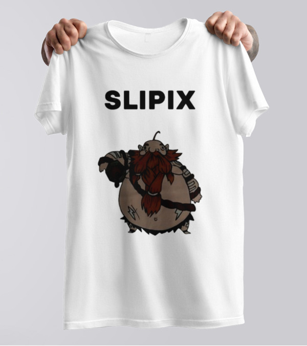 Slipix Tds Character Bold Bearded Figure T-Shirt