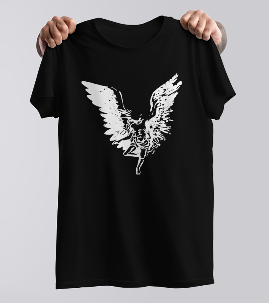 Therapy When I Get Rich All The Homies Getting Therapy Angel Wings T-Shirt