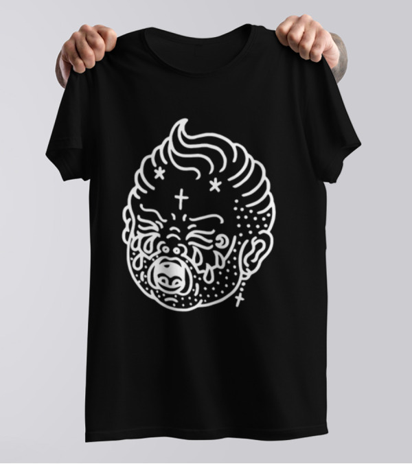 Wade Macneil Crybaby Monochrome T-Shirt