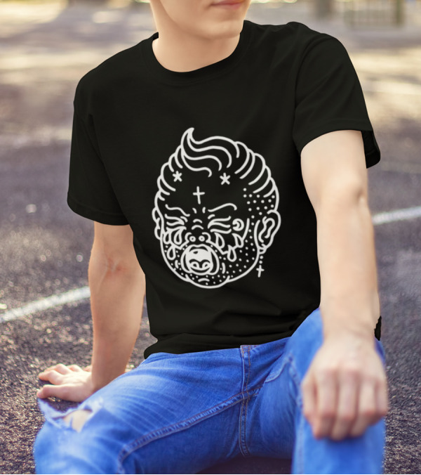 Wade Macneil Crybaby Monochrome T-Shirt