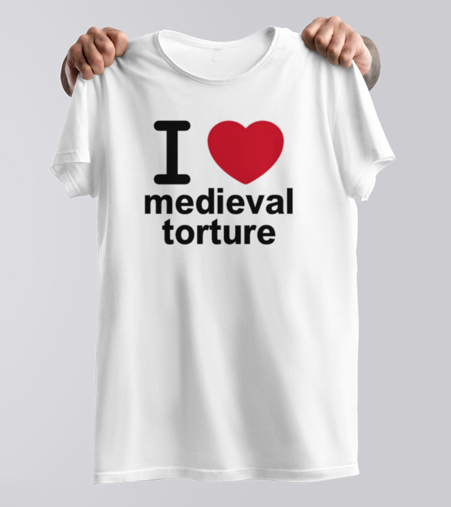 Wii Goth I Love Medieval Torture T-Shirt