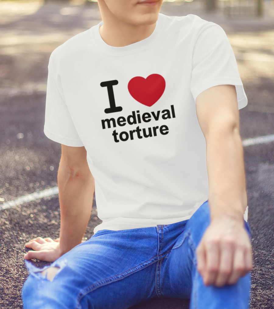 Wii Goth I Love Medieval Torture T-Shirt