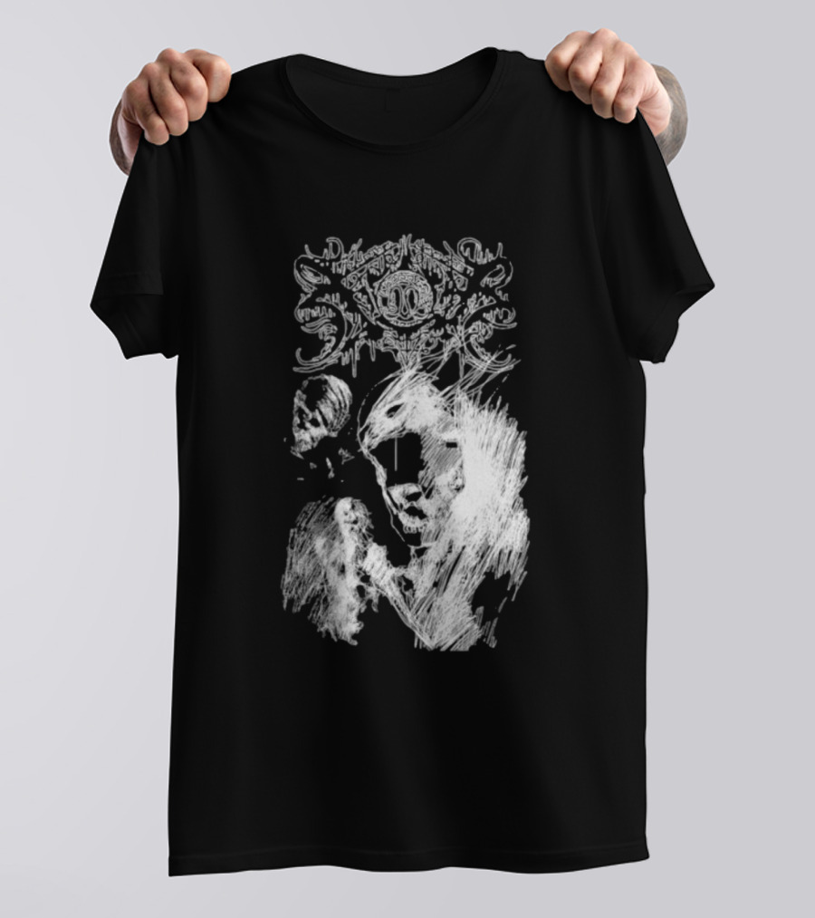 Xasthur Morbid Sketches Abstract Dark T-Shirt