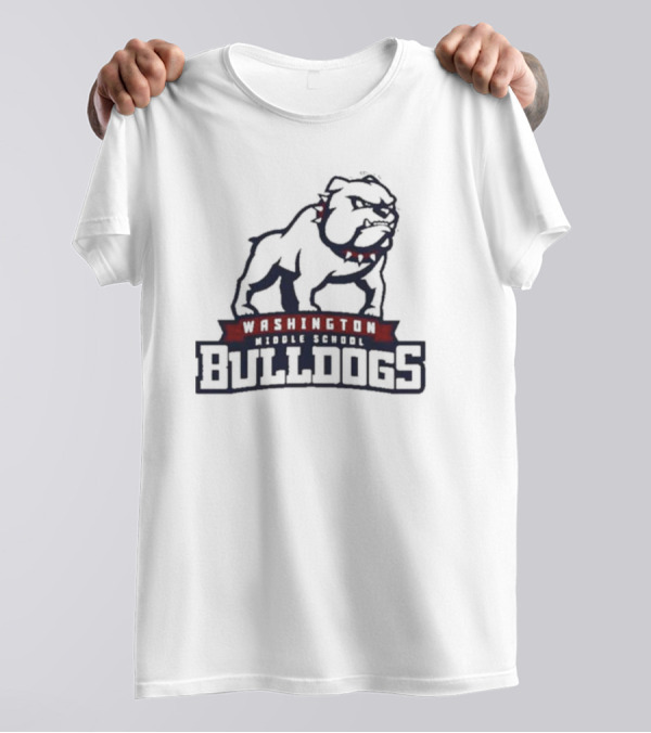 Washington Middle School Bulldogs Mascot T-Shirt