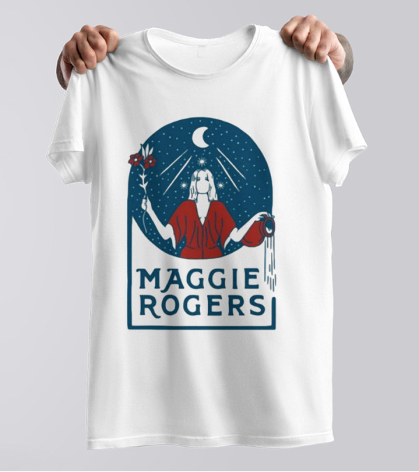 Maggie Rogers Cosmic Night Sky Imagery 5 Year Anniversary Magi T-Shirt