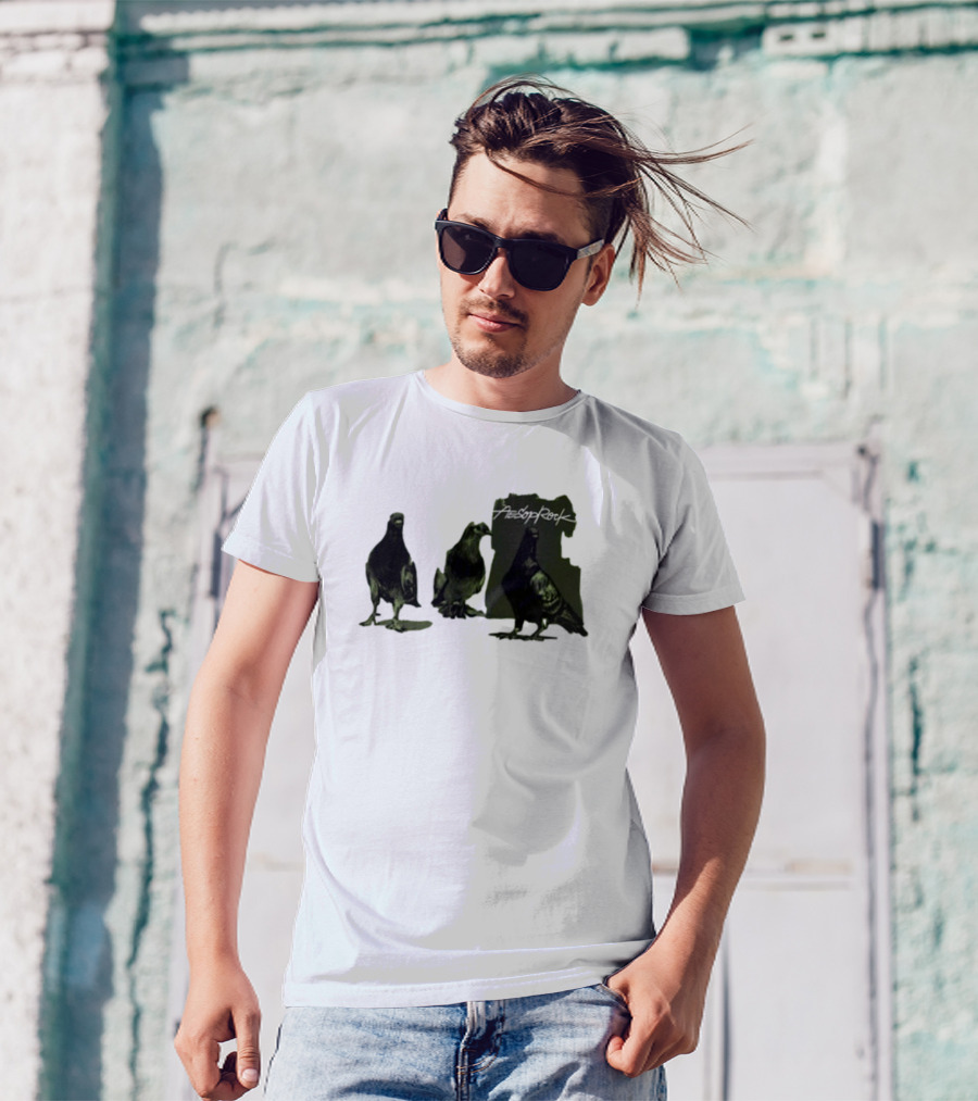 Aesop Rock Pigeonometry Three Pigeons T-Shirt