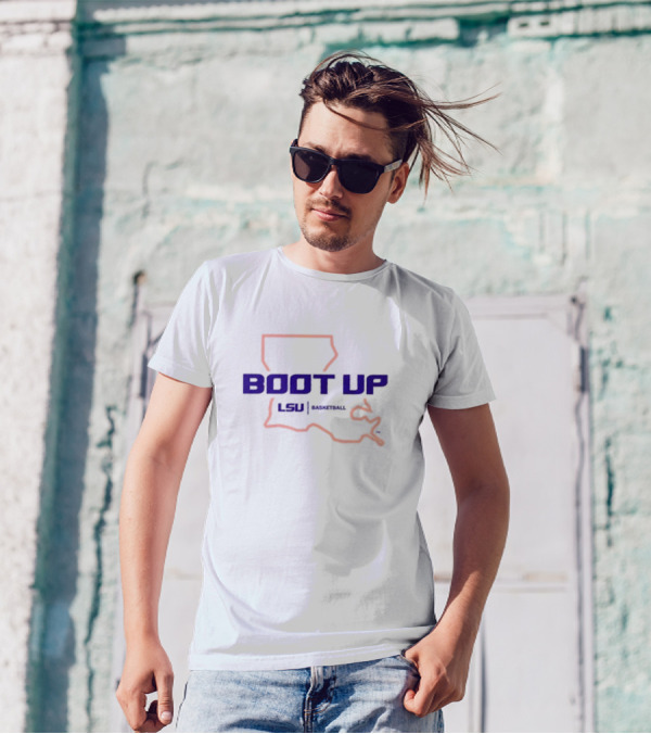 Boot Up LSU Basketball Alumni Hall Bayou T-Shirt