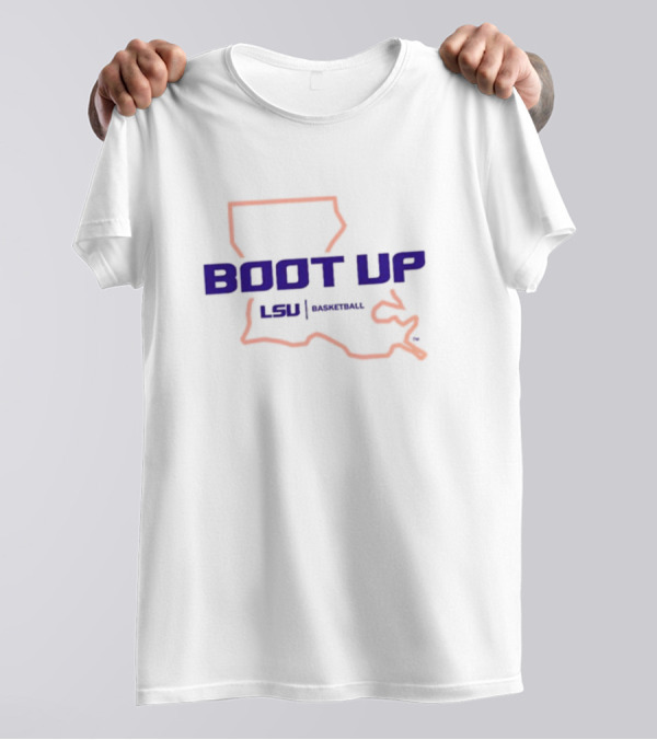 Boot Up LSU Basketball Alumni Hall Bayou T-Shirt