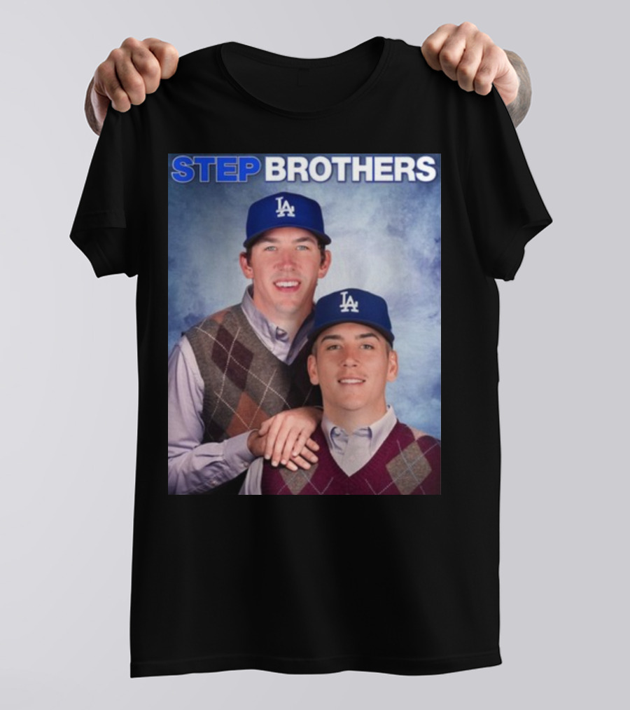 Bobby Miller Walker Buehler LA Step Brothers T-Shirt