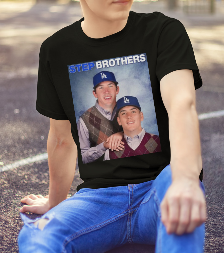 Bobby Miller Walker Buehler LA Step Brothers T-Shirt