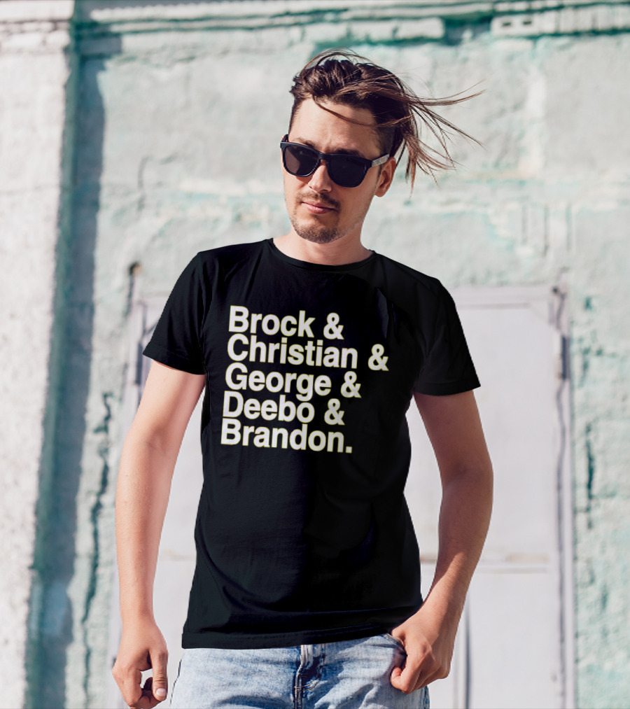 Brock And Christian And George And Deebo And Brandon T-Shirt