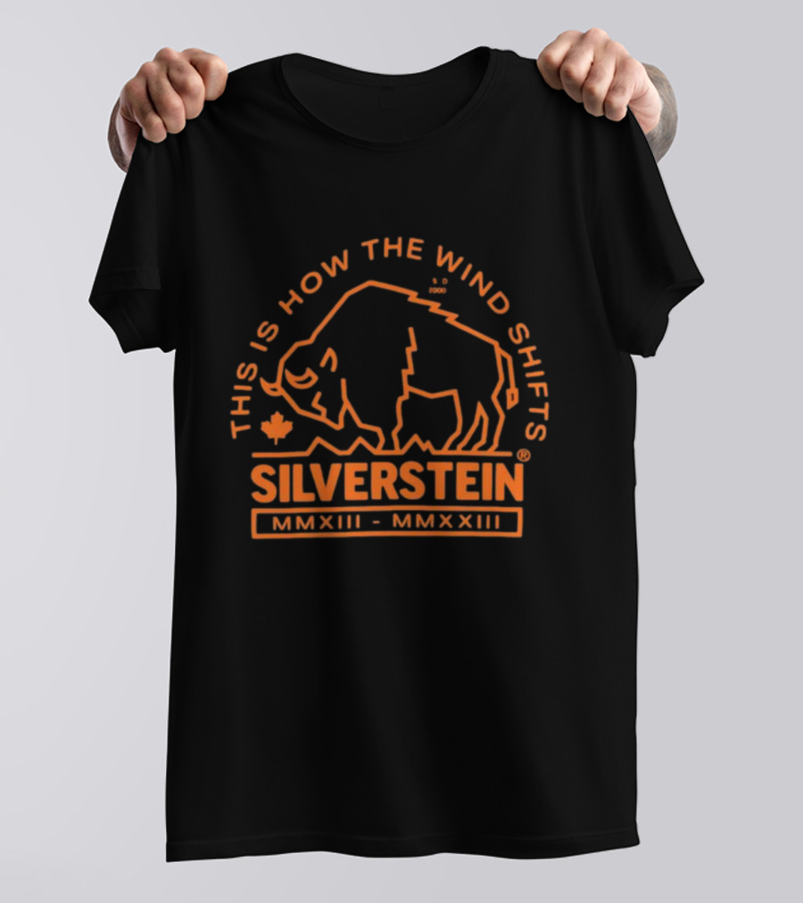 THIS IS HOW THE WIND SHIFTS SILVERSTEIN MMXIII - MMXXIII BUFFALO T-Shirt