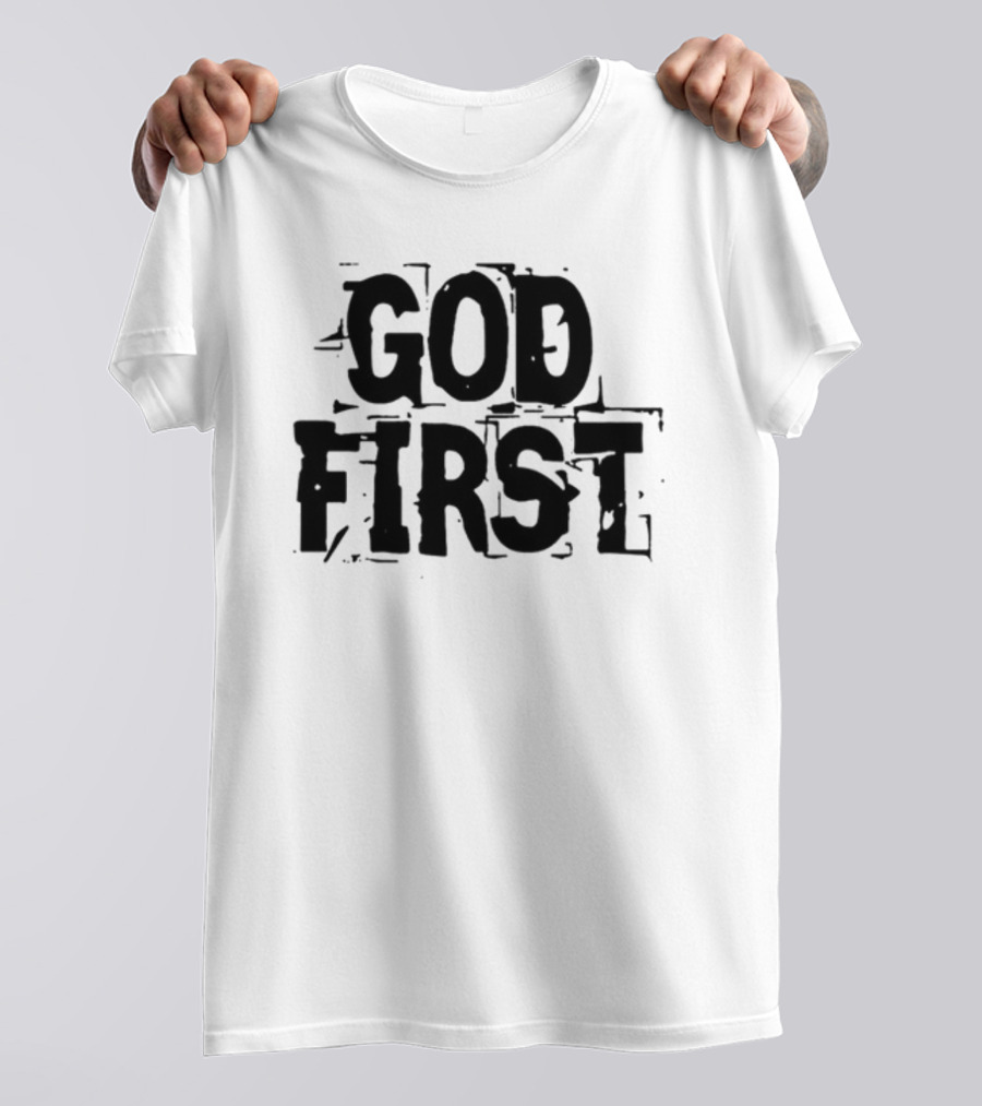 Reformedbychrist God First Faithful Priority T-Shirt