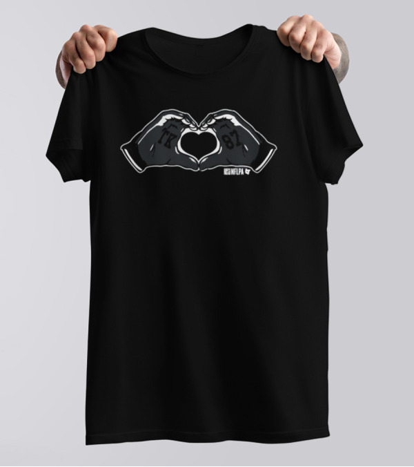 Breakingt TK 87 NFLPA Heart Hands T-Shirt