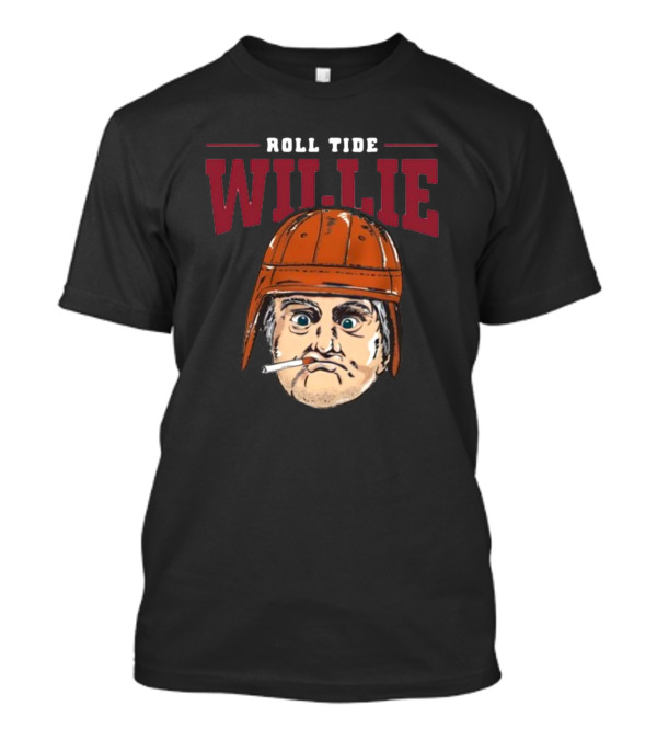 Roll Tide Willie Football Helmet Character Cigarette T-Shirt