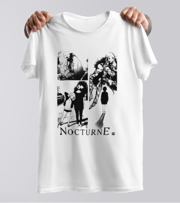 Fyyaa123 Nocturne Panels Manga Gothic Fantasy Shadows T-Shirt