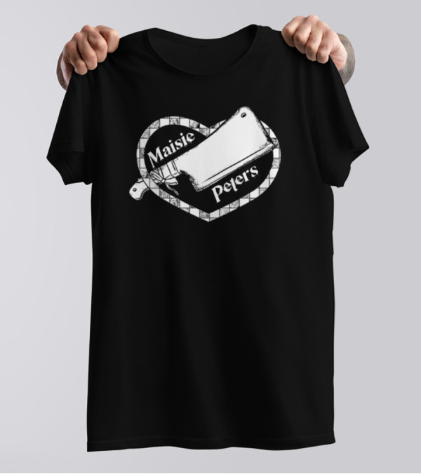 Maisie Peters Cleaver Heart Motif T-Shirt