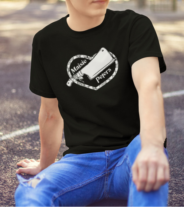 Maisie Peters Cleaver Heart Motif T-Shirt