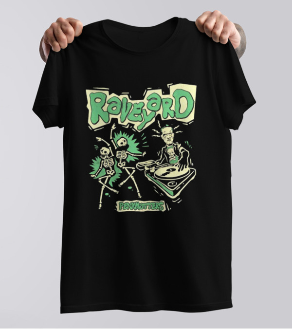 Raveyard Penkmatters Skeletons DJ Party T-Shirt