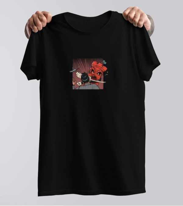 Zitadelle Schelle Schach Turm Comic Szene T-Shirt