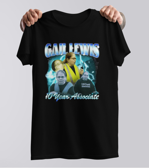 Gail Lewis 10 Year Associate I Love Hot Moms Vintage T-Shirt