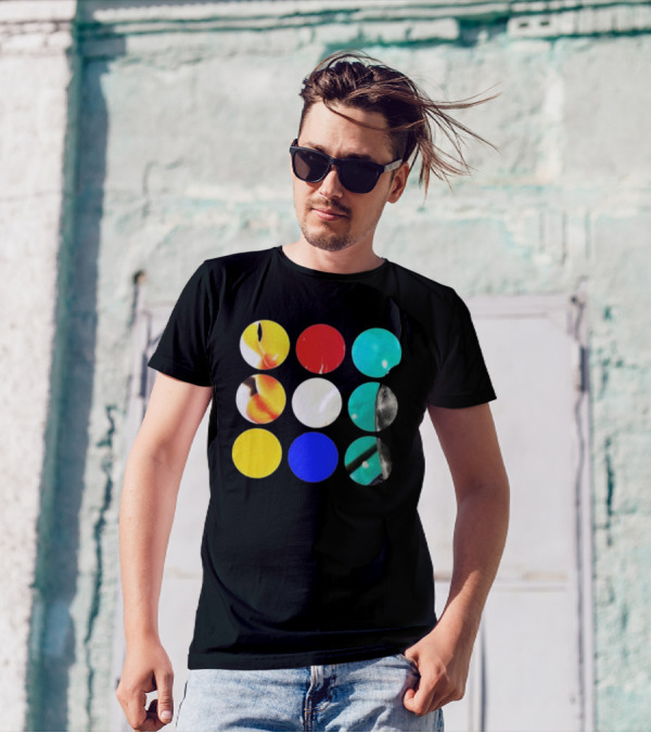 Fleshwater Sounds Of Grieving Circles Color Palette T-Shirt
