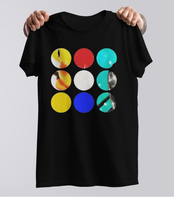 Fleshwater Sounds Of Grieving Circles Color Palette T-Shirt