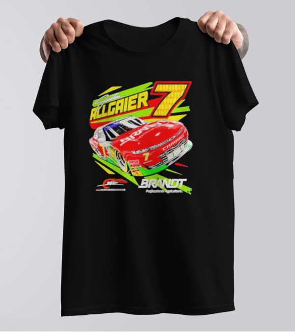 Justin Allgaier 7 JR Motorsports Brandt Camaro Racing Car T-Shirt