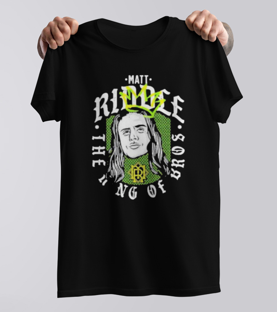 Matt Riddle The King Of Bros Crown T-Shirt